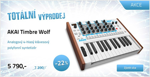 Analogový syntezátor AKAI Timbre Wolf