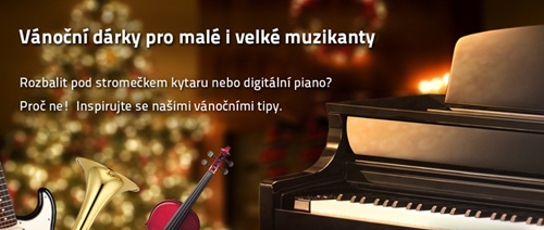 Vánoční dárky pro malé i velké muzikanty