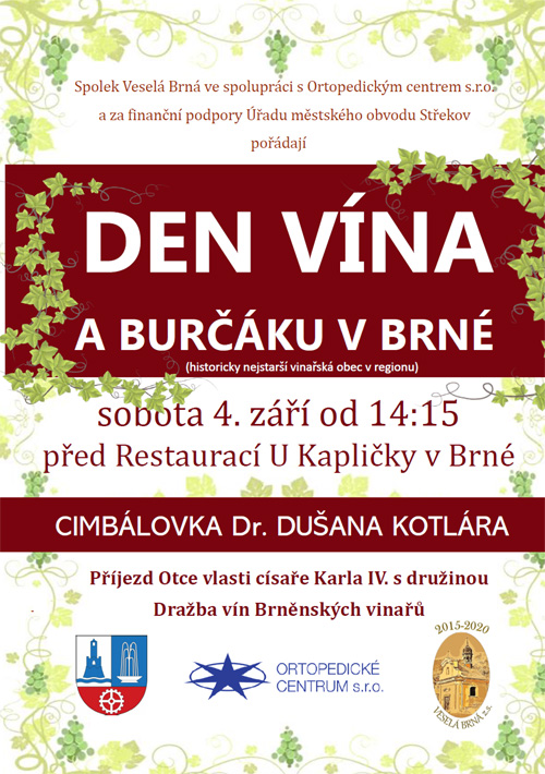 Den vína a burčáku v Brné 4.9.2021