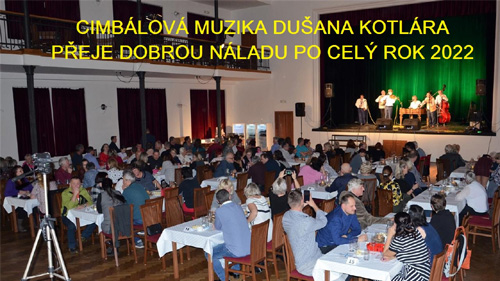 PF 2022 Cimbálová muzika Dušana Kotlára