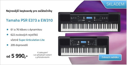 Nové keyboardy Yamaha