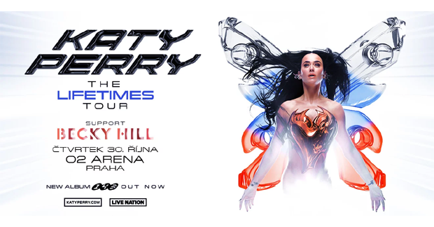 Katy Perry míří do Prahy